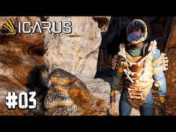 ENCONTRAMOS A NOSSA PRIMEIRA CAVERNA! FARMANDO FERRO! - ICARUS #03