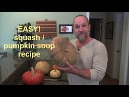 how to make winter squash (pumpkin) soup