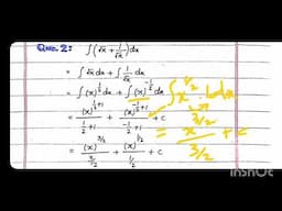 Exercise#3.2(Q.No.1 i-vi)#integration #Raza Latif #youtube #12thmaths