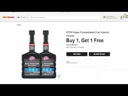 AutoZone Fuel Injector Cleaner and Fuel Treatment Sale