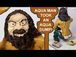 Aqua Man Took An Aqua Dump in Your Cereal | w/ Rap Clay Sculpture