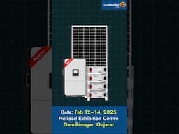 Intersolar 2025 Gandhinagar, Gujarat : Latest Technology Solar Panels, Inverters & Battery