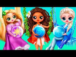 Elsa, Moana and Rapunzel Become Mommies / 32 DIYs for Disney Princesses