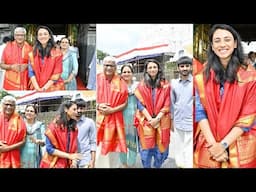 Cricketer Smriti Mandhana Visit Tirumala Tirupati Temple With Family #smritimandhana