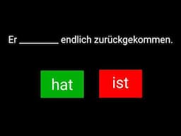 A1, A2, B1 - Deutsch lernen, #Grammatik, Deutsche Grammatik #Pronomen, #zurückgekommen #deutschlerne