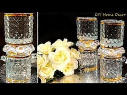 Dollar Tree DIY Home Decor High End Candle Holder DIY