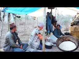 open kitchen in the jungle of shepherd people || shepherd life of Nepal @shepherdlifeofnepal