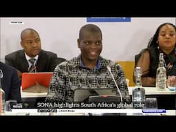 SONA highlights South Africa's global role