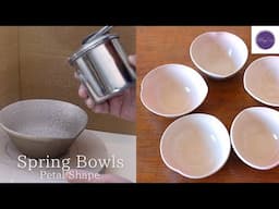 Throwing “Spring Bowls-Petal Shape” on the Potter’s Wheel