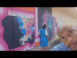 Colaz Smith tv SVG getting paint 🎨 to paint murals in an effort to beautify the place