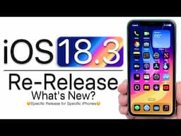 iOS 18.3 Re-Release is Out! - What's New?