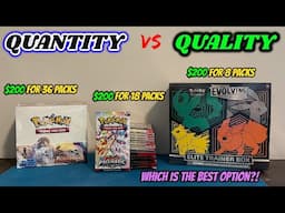 I opened $600 in POKEMON PACKS to see if QUALITY or QUANTITY has BETTER VALUE!! + GIVEAWAY!!