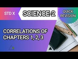 SCIENCE-2 I CORRELATIONS I CHAPTER 1,2,3 ISTD X I STATE BOARD