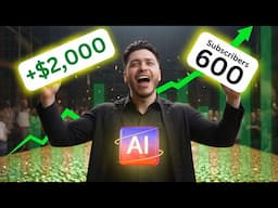 How to Make $2000+ on YouTube FAST Using AI