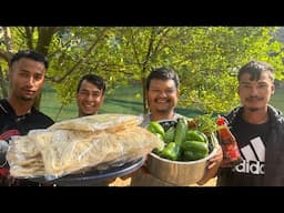 Chicken Noodle Fry Recipe to Feed a Crowd in the Park