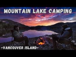 Camping by a Stunning Mountain Lake - Amazing Mountain views!