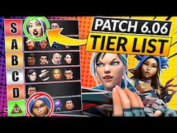 NEW AGENTS TIER LIST for Patch 6.06 - BEST and WORST Picks to Main - Valorant Meta Guide