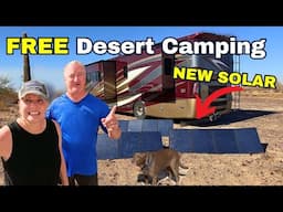 Free Desert Camping in Quartzsite Arizona | RV Boondocking Guide & Solar Setup