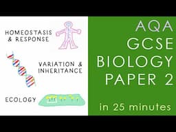 All of AQA BIOLOGY Paper 2 in 25 minutes - GCSE Science Revision