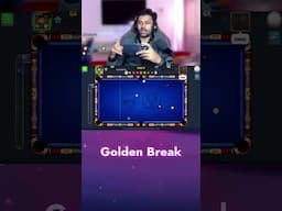 🔥 Golden Break 9 ball 100M 🔥 8 ball pool trickshot GamingWithK #8ballpool #gamingwithk #trickshots