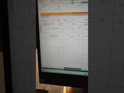 Excel sheet | BBS format in excel | how to make BBS in excel | #bbs #video #shorts #reels