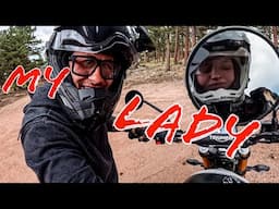 My Girl Does the MotoVlog while I Ride the Motorcycle | BackpackVlog