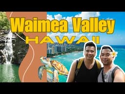 Waimea Valley, waterfall, beach, nature, and turtles! | Hawaii Adventure