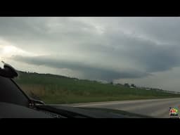 Surprise Tornado Intercept | Batesville Indiana Storm Chase 7/9/24 #indianatornado #tornadochase