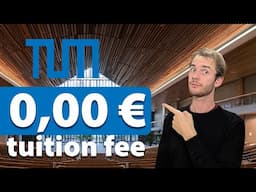 How to avoid TUM tuition fees (as an international student)