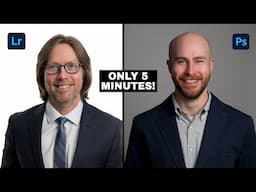 How to retouch headshots in 5 minutes!