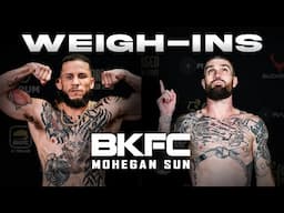 BKFC FIGHT NIGHT MOHEGAN SUN Weigh-In | LIVE!