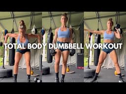 20-MIN TOTAL BODY DUMBBELL WORKOUT | Ashley Freeman