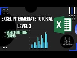 Microsoft Excel Intermediate Tutorial - Level 3 - Learn Excel quick and easy - Charts and Functions