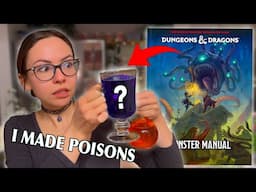 Making Drinks based on the NEW Monster Manual!!