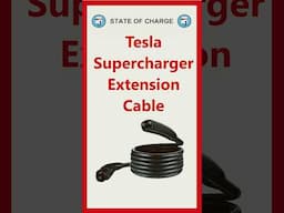 Beta Testing A Tesla Supercharger Extension Cable #electricvehicle #teslasupercharging