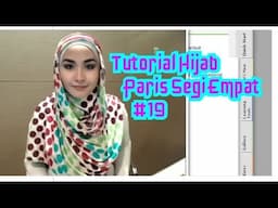 Tutorial Hijab Paris Segi Empat Modern Dan Simple Untuk Pesta by Iwed #19