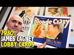 Collecting Rare James Cagney Lobby Cards from 1930's Golden Age of Hollywood Vintage Movie Posters