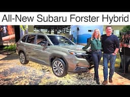 Finally here...the 2025 Subaru Forester Hybrid! // First look