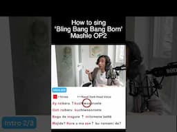 Master the Pronunciation of ‘Bling Bang Bang Born’ | Quick Guide 🎤✨ #singing #blingbangbangborn