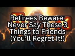 Retirees Beware: Never Say These 3 Things to Friends (You’ll Regret It!)