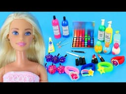 100 DIY Miniature Barbie  Doll Makeup Items