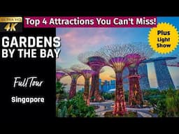 [4k] Gardens by the Bay Singapore tour 2025 | Cloud Forest, Floral Fantasy, Flower Dome,OCBC Skyway