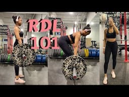 RDL 101: how to do romanian deadlifts with no back pain, beginner friendly guide to doing RDL's