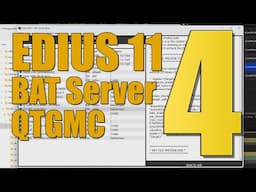 EDIUS 11 Bat Server Part 4-Editing The QTGMC Presets