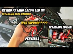 Kasih Saran Dong || Pemakaian Baru Satu Minggu Sudah Begini ??? Lampu Kolong Motor || Modifikasi Mio