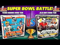 *SUPER BOWL BATTLE!🚨 2017 DONRUSS FOOTBALL vs 2020 PRIZM FOOTBALL MEGA BOX BATTLE!🏈