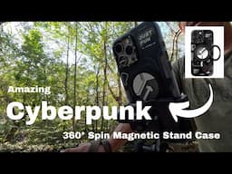 Cyberpunk 360° Spin Magnetic Stand Case for Apple iPhone 16 Pro Max ... amazing!