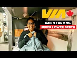 Via Rail Upper Lower Berth Vs Cabin For 2 Which One Should You Choose