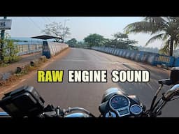 Royal Enfield Goan Classic 350 Sound [RAW Onboard] in Goa | Baga to Vagator