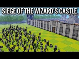 Epic Siege of the Wizard's Castle in MINECRAFT